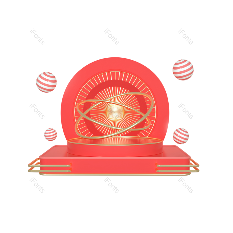 立体图片,展台元素,小元素PNG,舞台免抠素材
